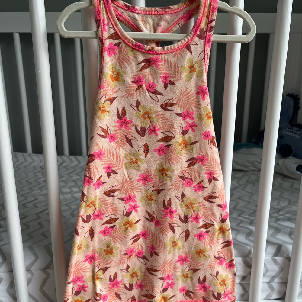 Cat & Jack Pink Floral Kids Dress 3T